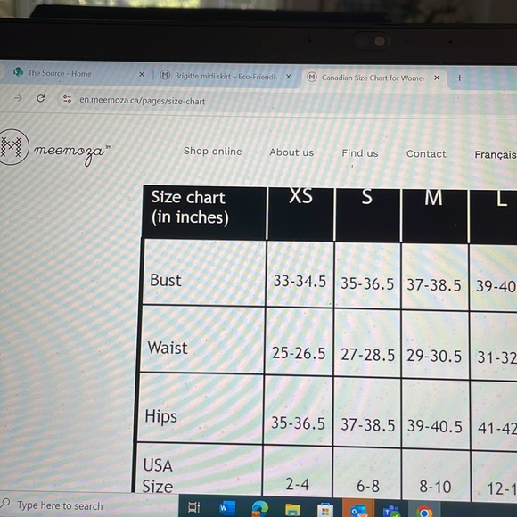 Meemoza ethically produced a line denim look skirt with pockets in xs - Picture 2 of 6